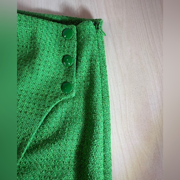 & Other Stories | Green Textured Women's Skort size 4 - Picture 3 of 4